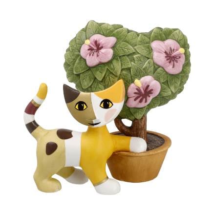 ☆紫陽花とゴージャス猫ちゃんイヤリング☆ Amazon.com: Goebel Ibisco Cat Figurine 12 cm Rosina Wachtmeister